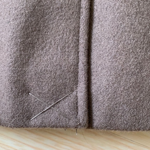 KENNETH COLE REACTION WOOL-BLEND PEA COAT - Picture 2 of 7